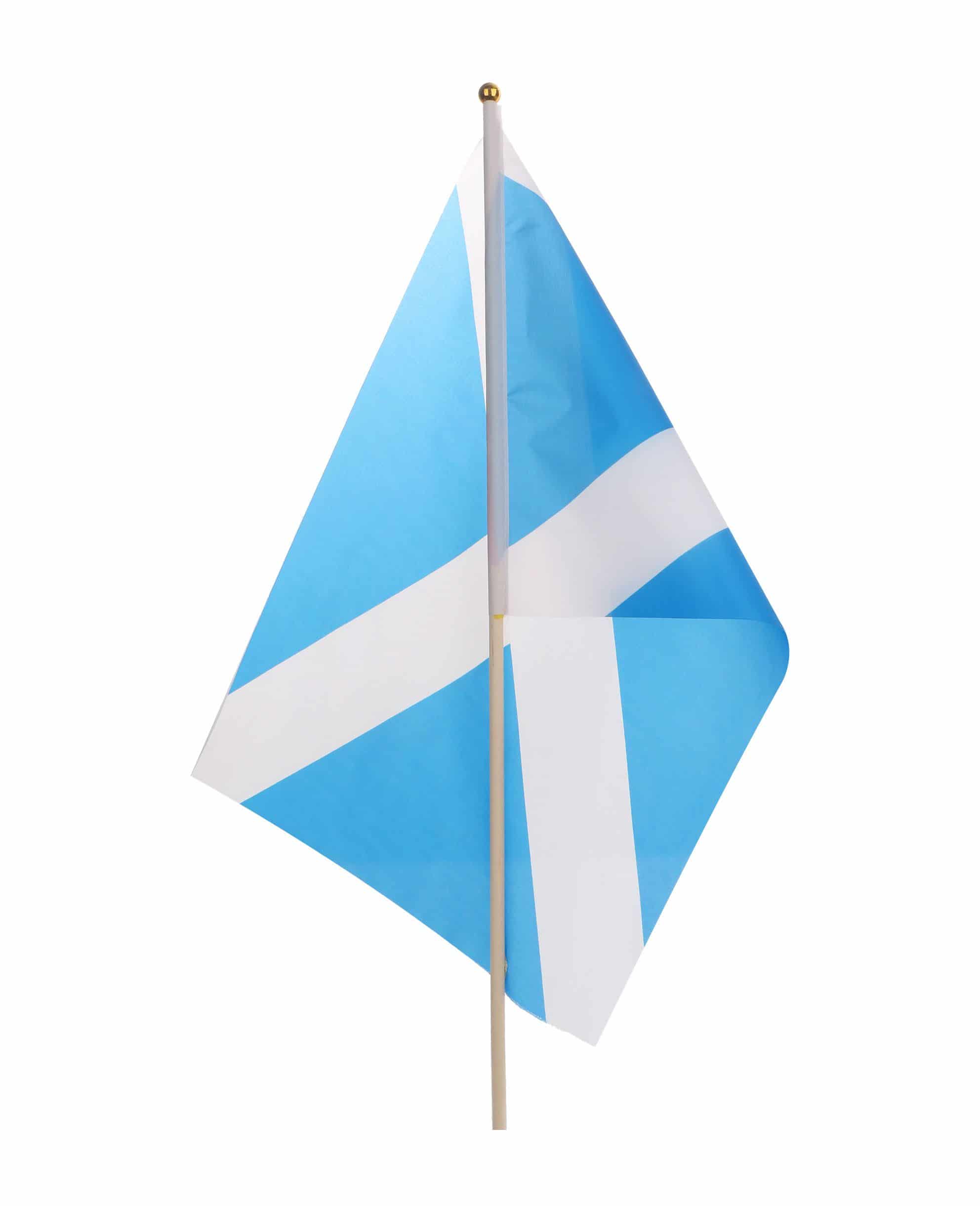 10er Set Fahne Flagge Winkfahne "Schottland" Scotland Handfahne EM WM