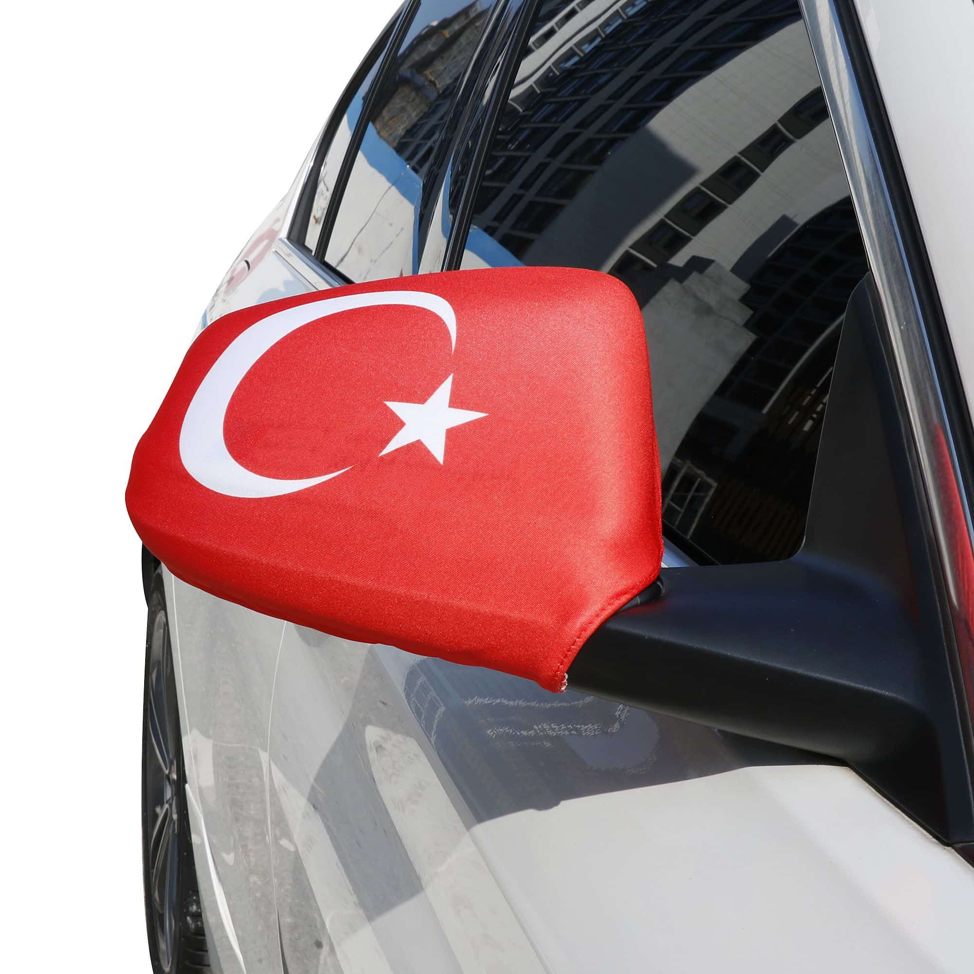 Auto Außenspiegel Fahne Set "Türkei" Turkey Türkiye Bikini Flagge EM WM