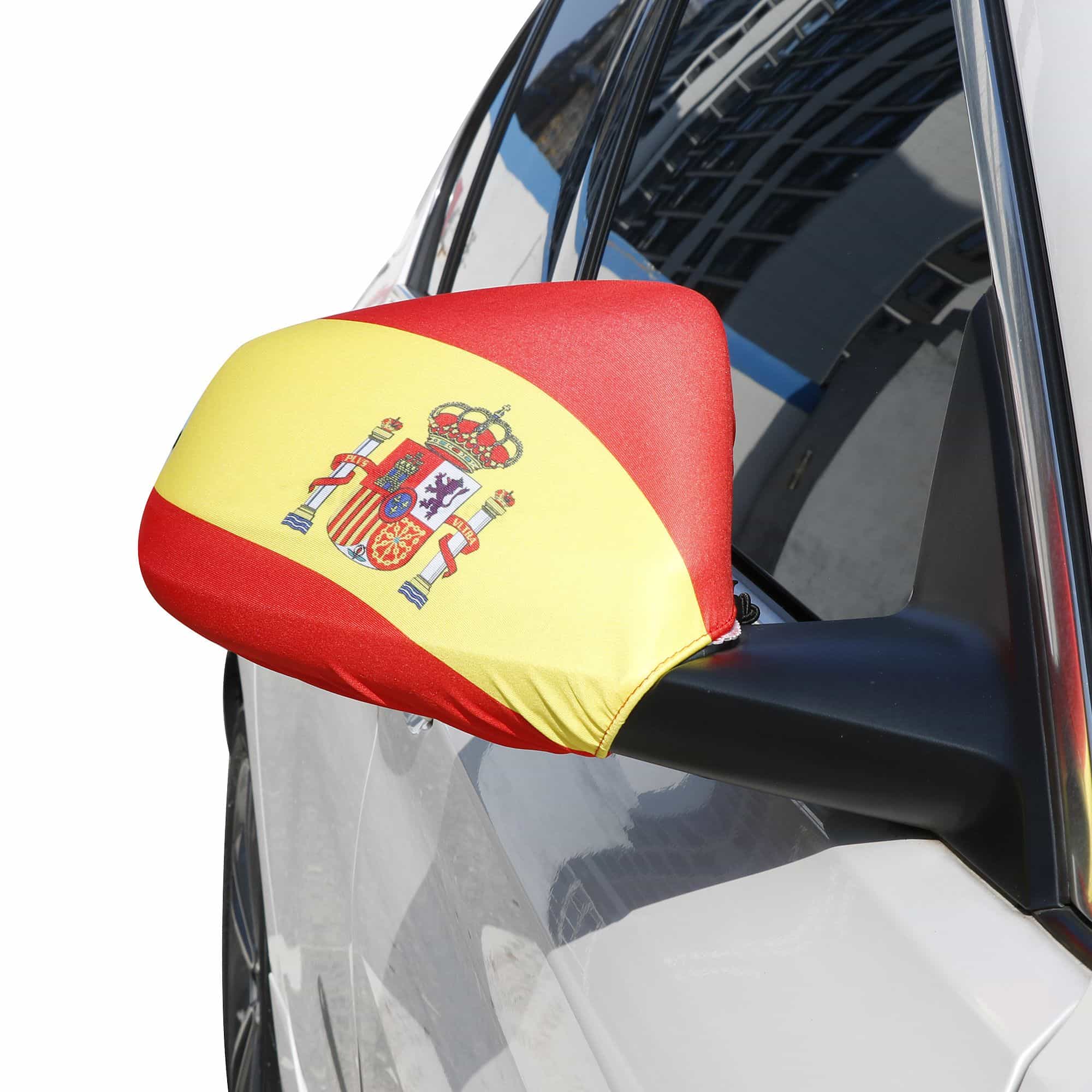 Auto Außenspiegel Fahne Set "Spanien" Spain Espana Bikini Flagge EM WM